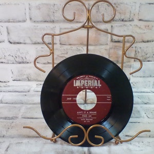 Fats Domino 45 Record EP 1956 Ain&#39;t it a Shame/Poor Me & Bo Weevil/ Don&#39;t Blame it on Me Imperial Records #140 Ex Cond