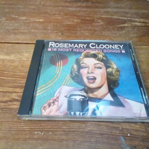 Rosemary Clooney cd 16 mest efterfrågade låtar Columbia Records ursprungligen hits från 50-talet cd från 1989 utmärkt skick