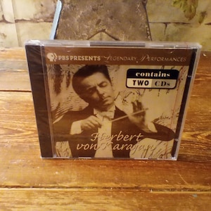 sealed pbs presents legendary performers double cd conducted by Herbert von Karajan 1997