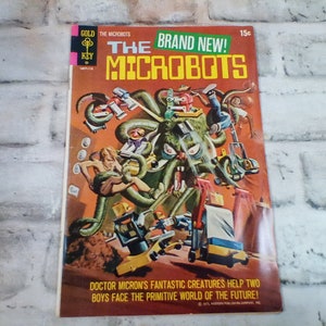 Microbots Silver Age The Brand New Microbots #1 December 1971 Fine Condition, Painted Cover 1-Shot Gold Key
