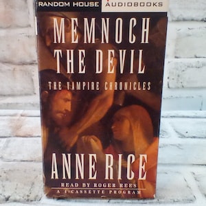 Anne Rice Audio-book Memnoch The Devil The Vampire Chronicles Read by Roger Rees, Four Cassette Program from Random House 1995, Ex Cond