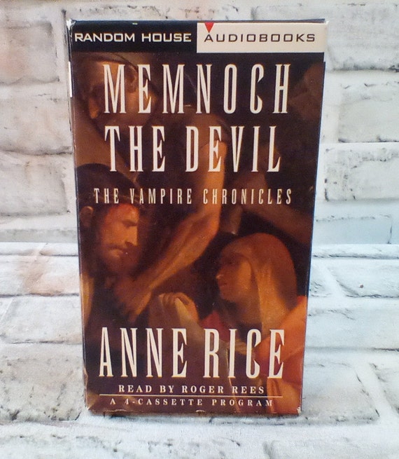Anne Rice Audio-book Memnoch The Devil The Vampire Chronicles Read by Roger Rees, Four Cassette Program from Random House 1995, Ex Cond