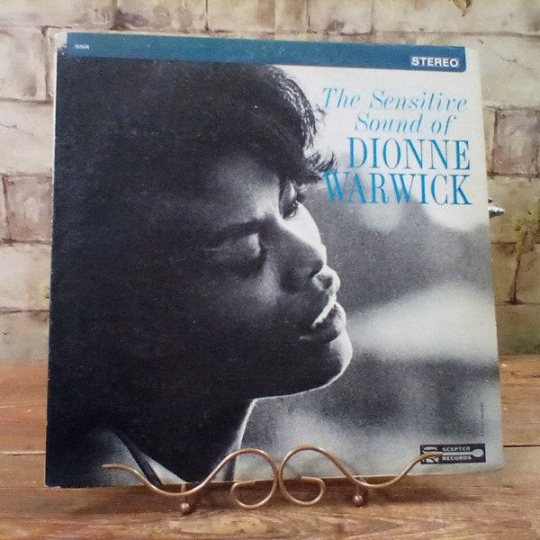 Vintage Album Dionne Warwick, The Sensitive Sound of Dionne Warwick 1965 Sceptor Records, SPS-528, Stereo Burt Bacharach, VG + Condition