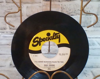 Sam Cooke 45 Single Record I'll Come Running Back to You/Forever, #619 Specialty Records, 1957 Condizioni eccellenti