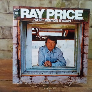 Vintage Album Ray Price I Won&#39;t Mention it Again, 1971 Columbia Records ex cond