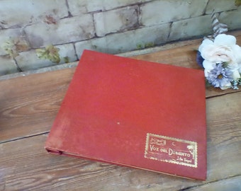 Vintage record album book full of jack smith 78s, victor records 1925-1930s