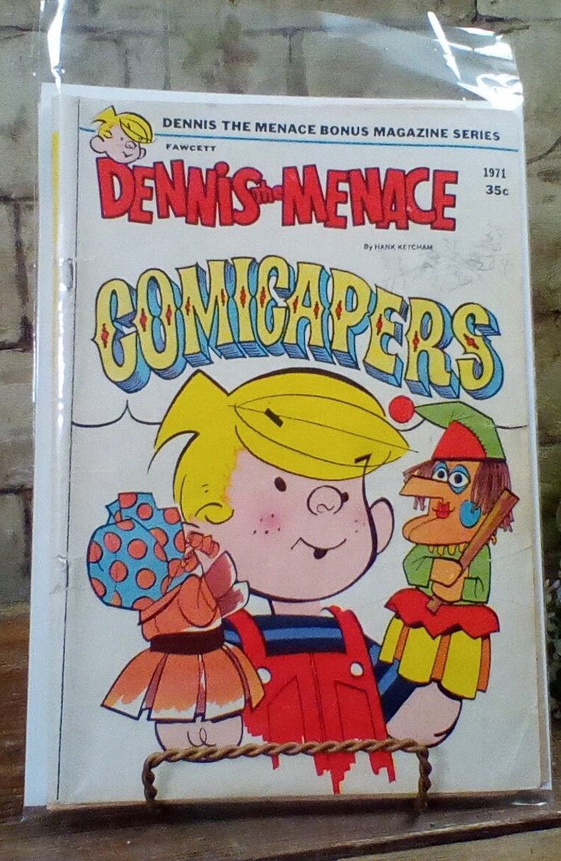 Vintage Comic Books Dennis the Menace Comic Bundle of Two Etsy