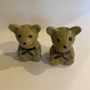 Saleiro e pimenteiro Teddy Bear Vintage