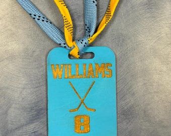 20 Custom Keychains/Bag Tags