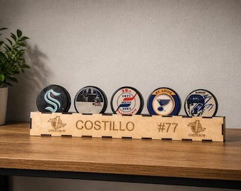 Wooden Puck Display