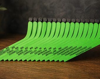 Personalized Mini Hockey Sticks and Pucks • Custom Team Gifts • Tournament & Swag Bag Favors (Set of 20)