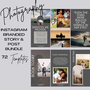 Insta Post Templates, IG Story Icons, Minimal Lifestyle, Minimalist Business Instagram Pack, Fotografie Preisliste Social Media Kit, IG04