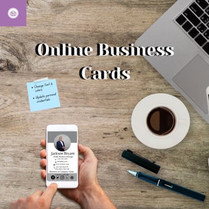 Sjabloon voor digitaal visitekaartjes, DIY-logofoto, bewerkbaar Canva-ontwerp, modern, makelaarsmarketing, onroerend goed, professioneel, online bedrijf
