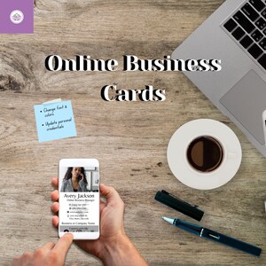 Sjabloon voor digitale visitekaartjes in grijstinten, DIY-logofoto, bewerkbaar Canva-ontwerp, modern, makelaarsmarketing, professioneel, online bedrijf