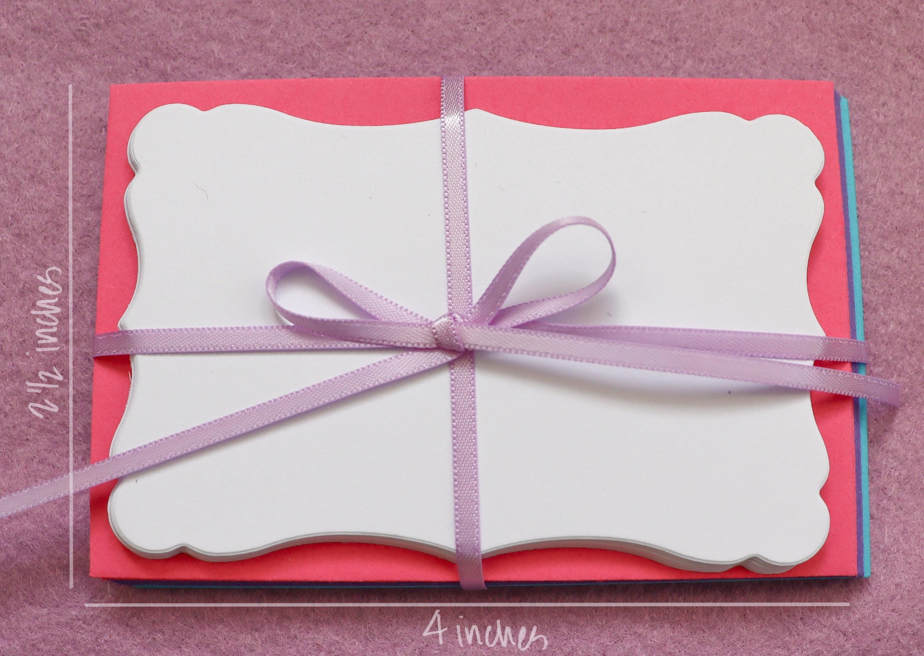Small Note Card 12 Small Note Cards With Colorful Envelopes - Bold Colors - Etsy