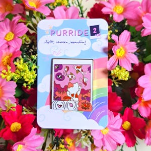 Lesbian | Pride Enamel Pin | LGBTQ+ Pins | Cute Cat Enamel Pins