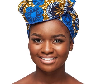 Ghana Ankara Print Colorful Head wrap for personal use/gifts/