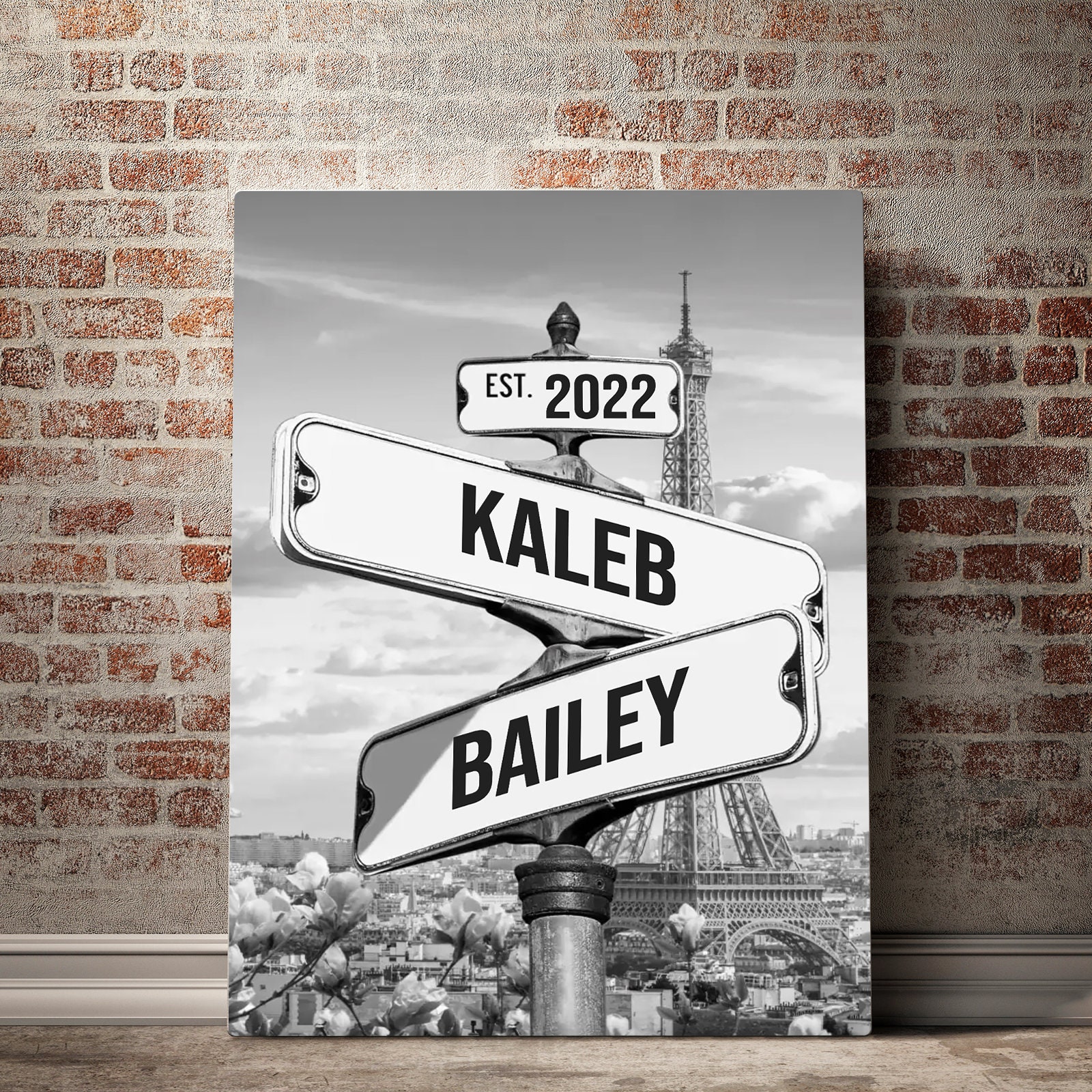 Paris street sign - Etsy 日本