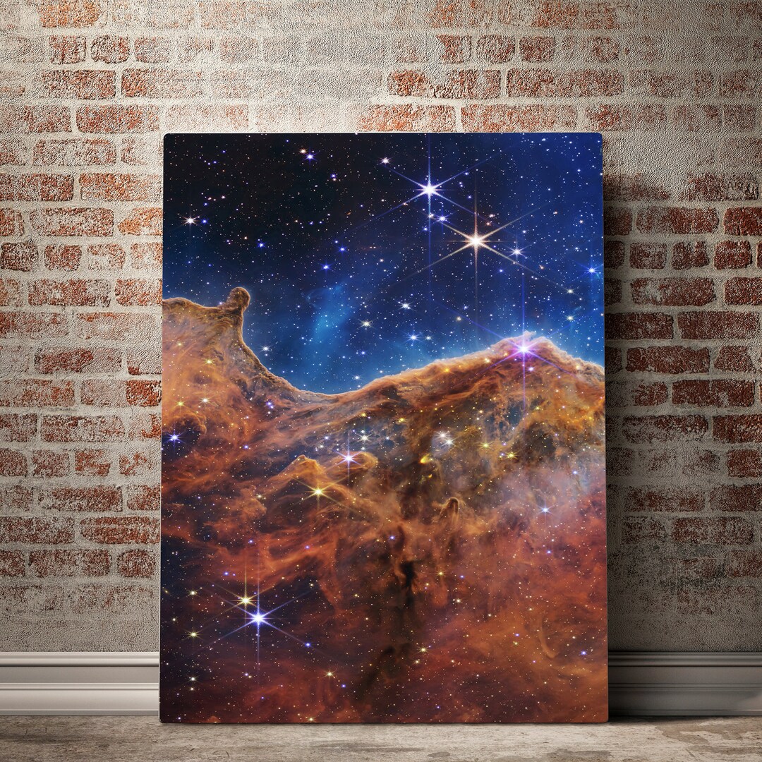 Carina Nebula NASA Deep Field Wall Poster, NASA James Webb Space ...