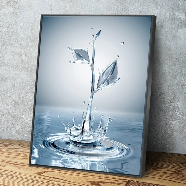 Blue Bathroom Art - Etsy