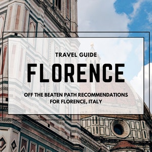 Florence travel guide, Italy Premium Ebook, Digital, travel lover gift
