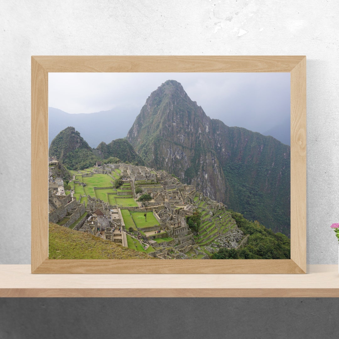 Travel Poster, Printable Print, Machu Picchu, Instant Download Art ...