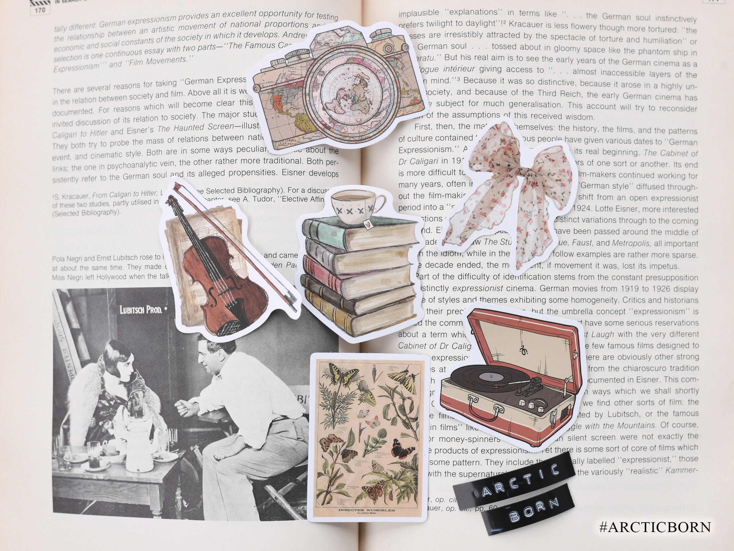 112Pcs Vintage Aesthetic Stickers Cottagecore, Cute Retro Journaling  Scrapbookin