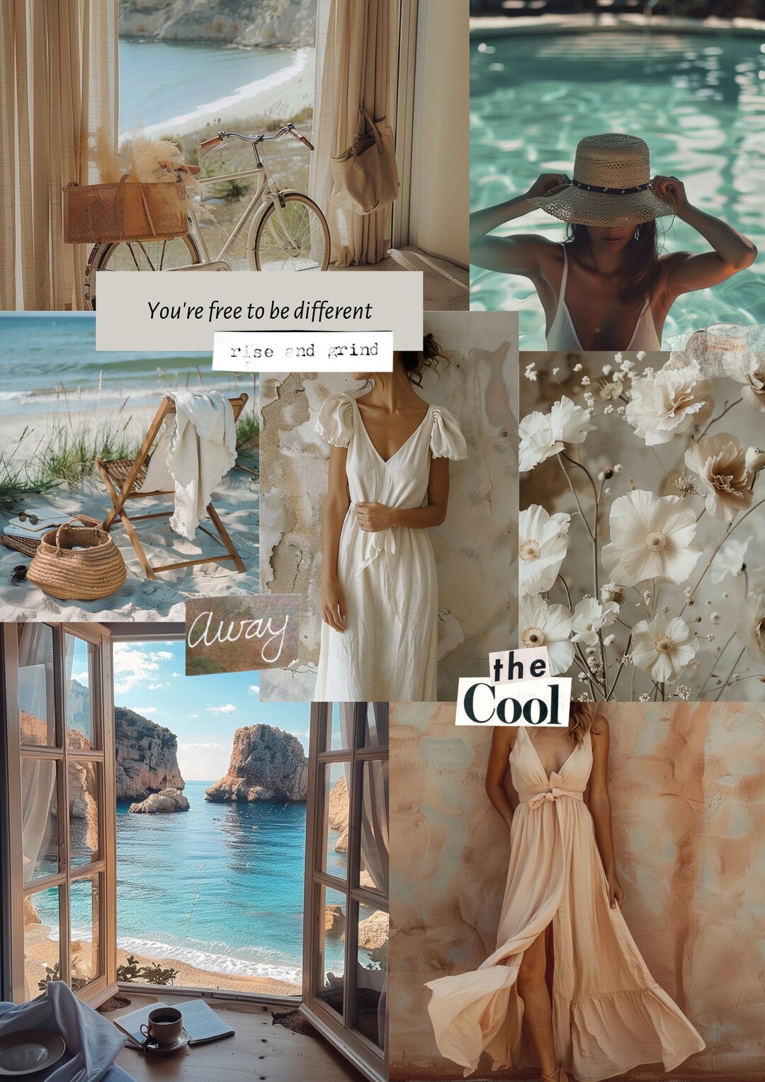 Digital Vision Board | Editable Canva Template | Outfit Planner - Etsy