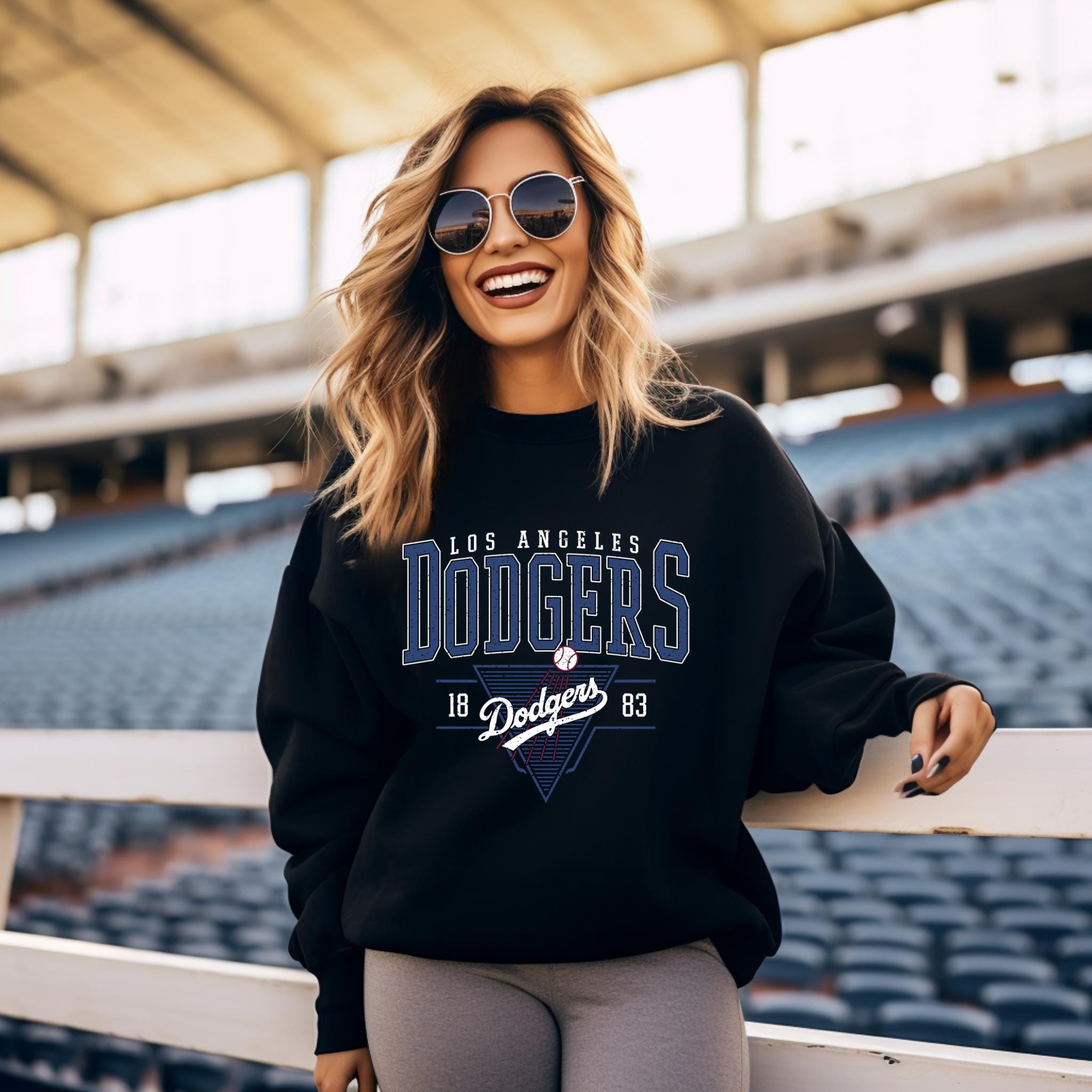 Dodgers Sweatshirt Etsy UK