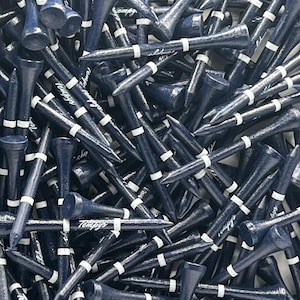 Navy Blue Bamboo Golf Tees: Tempys Tees, 2 3/4 Inch