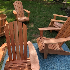 Adirondack Chairs Made From Cedar