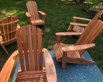 Adirondack Chairs Made From Cedar