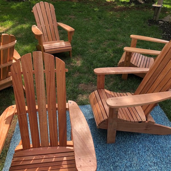 Cedar Adirondack Chairs Etsy
