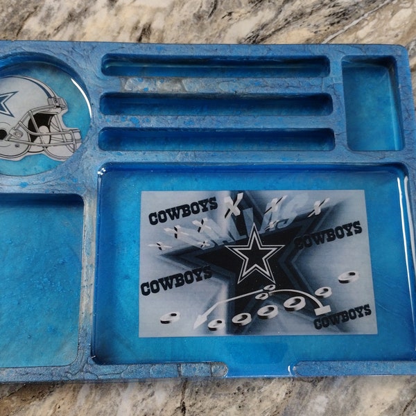 Dallas Cowboys Rolling Tray Etsy
