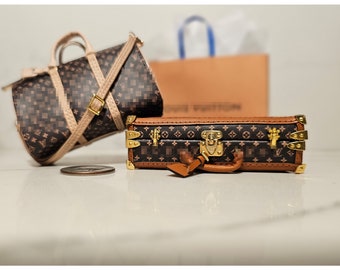 1:6 LV Miniature Doll Handbag/ Doll Purse Miniature luxury Bag MJC68