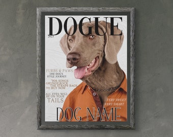 Personalized Dog Prints | Magazine Covers | Pet Portraits | Custom Pet Art