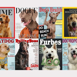 Personalized Dog Prints | Magazine Covers | Pet Portraits | Custom Pet Art