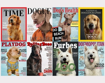 Personalized Dog Prints | Magazine Covers | Pet Portraits | Custom Pet Art