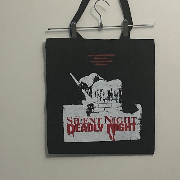 SILENT Night, DEADLY Night Reusable Tote Bag