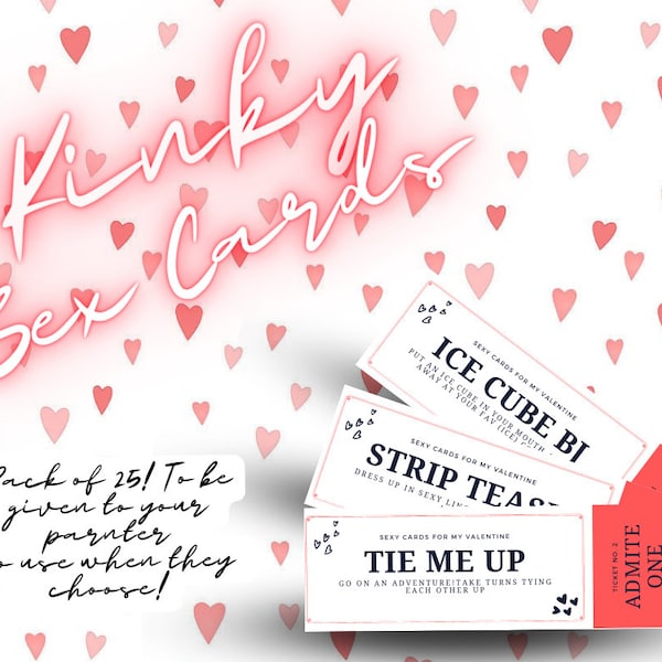 Naughty Kinky Coupon - Sex Coupon, Dirty Game, Sex Coupon, Gift, Naughty Game, Gift Ideas, For Him, For Her, Couple Game, Valentine's Gift