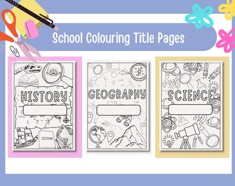 School Subject Coloring Pages: Australian Curriculum (PDF Download)