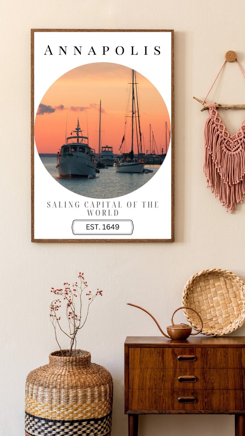 Annapolis Digital Print, Annapolis Poster, Annapolis Wall Art