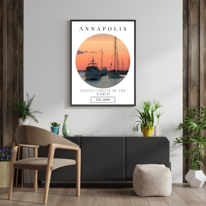 Annapolis Digital Print, Annapolis Poster, Annapolis Wall Art