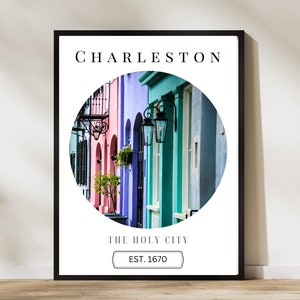 Charleston Digital Print, Charleston Poster, Charleston Wall Art, Charleston Art, Charleston Travel, Charleston Photography