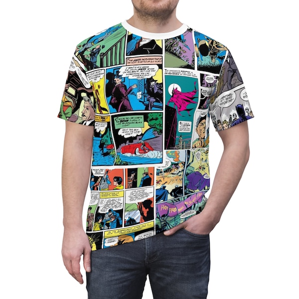 Batman Comics Unisex Cut & Sew Tee