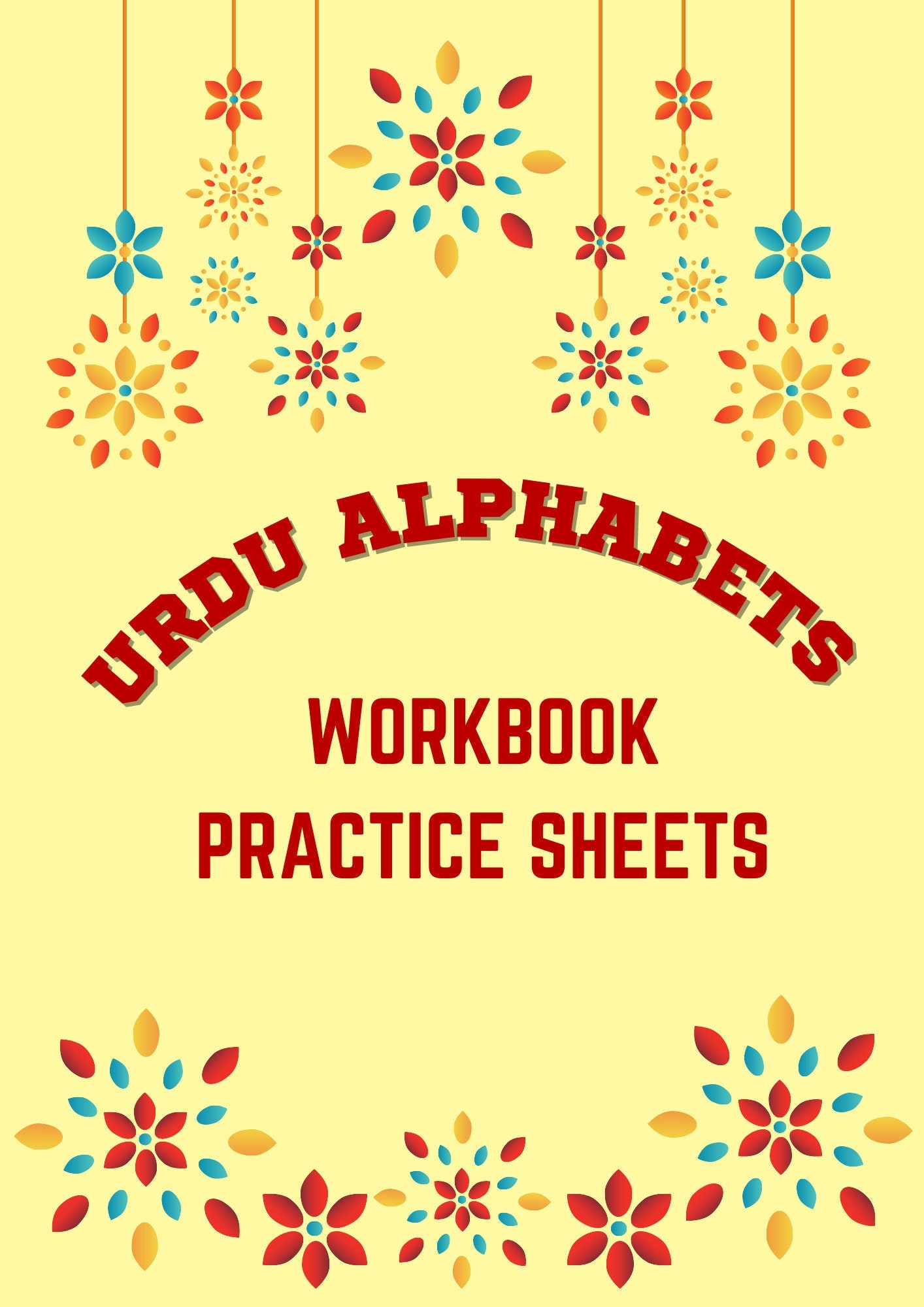 Aprender alfabetos urdu hojas de trabajo urdu libro de Etsy México