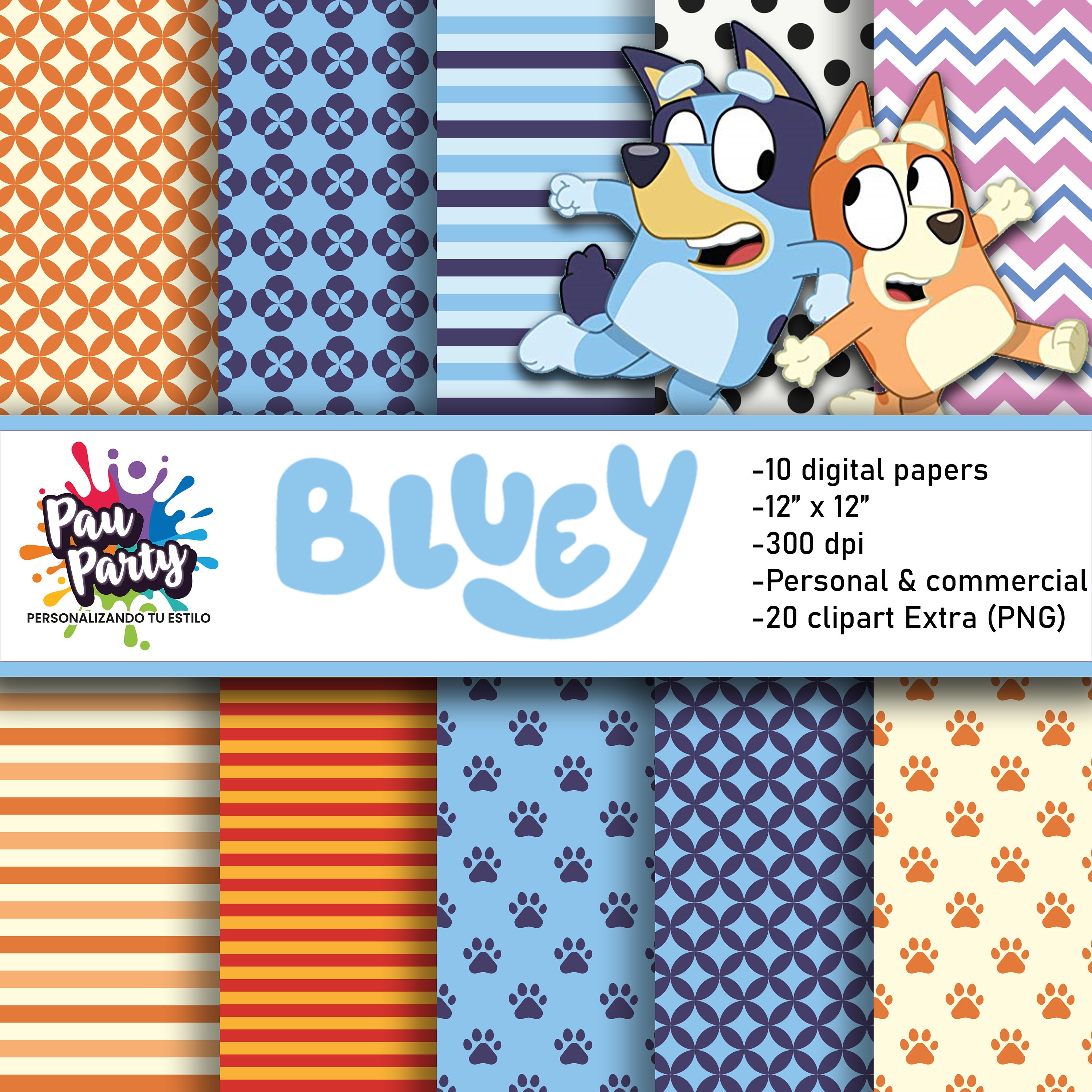 Cute Puppy Digital Paper - Etsy
