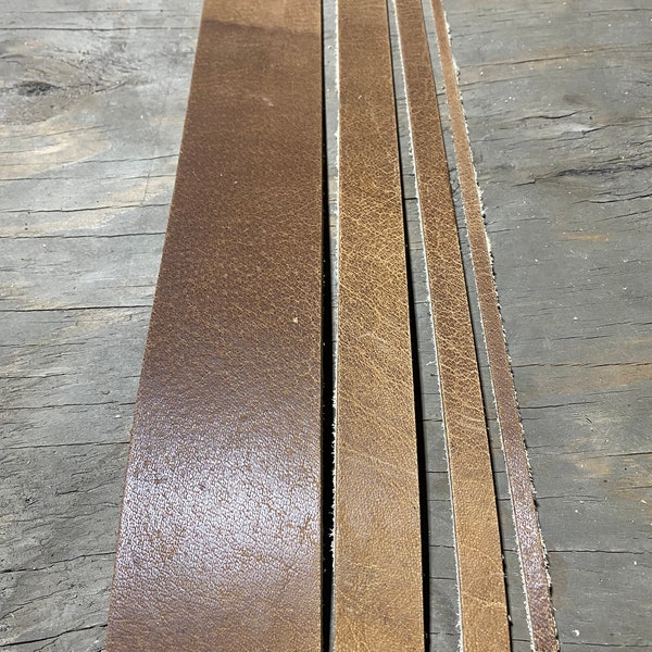 Oil tan Leather Strap. 8-10oz Thickness. Belt Blank. #1/2 Quality Grade