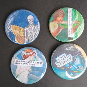 Collage Pinback Buttons - Set C