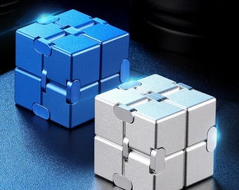 Father's Day Gift, Infinity Flip Cube, Stress Relief EDC Fidget Toy, Sensory & Anxiety Spinner